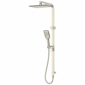 Sigma Dual Shower Square With 3 Function Hand Held | Made From PVC/Brass/ABS In Brushed Nickel By Raymor by Raymor, a Showers for sale on Style Sourcebook