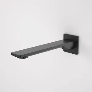 Caroma Urbane II Low Lead Square 220mm Basin/Bath Outlet Matte Black by Caroma, a Bathroom Taps & Mixers for sale on Style Sourcebook