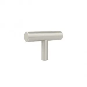 Tezra Cabinetry T Pull 50mm • Brushed Nickel by ABI Interiors Pty Ltd, a Cabinet Hardware for sale on Style Sourcebook