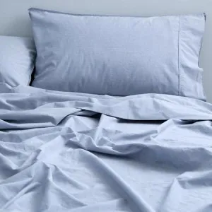 Canningvale Sheet Set - White, Single, Cotton by Canningvale, a Sheets for sale on Style Sourcebook