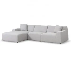 Marlin 3 Seater Left Chaise Fabric Sofa - Passive Grey by Interior Secrets - AfterPay Available by Interior Secrets, a Sofas for sale on Style Sourcebook