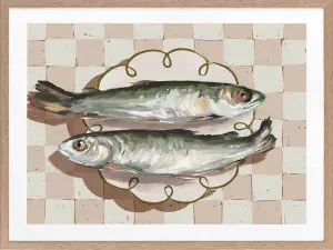 Catch of the Day Neutral Framed Art Print by Urban Road, a Prints for sale on Style Sourcebook