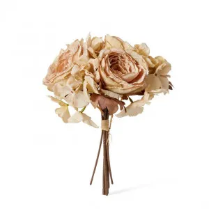 Rose Hydrangea Mix  Decor Bouquet - 25 x 25 x 28cm by Elme Living, a Plants for sale on Style Sourcebook