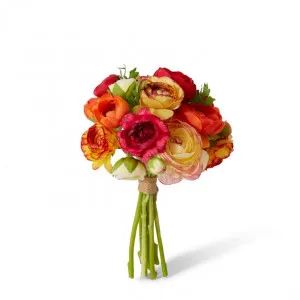 Ranunculus Adaline Bouquet - 24 x 24 x 29cm by Elme Living, a Plants for sale on Style Sourcebook