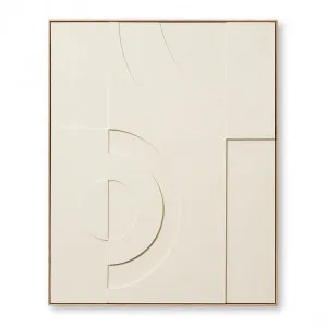 Clinton No.8 3D Hand Painted Wall Art - 80 x 5 x 100cm by Elme Living, a Painted Canvases for sale on Style Sourcebook