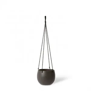 Meyer Hanging Bowl - 18 x 18 x 15cm by Elme Living, a Plant Holders for sale on Style Sourcebook