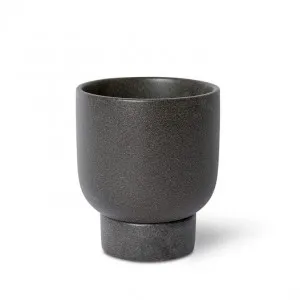 Daylen Pot w. Saucer - 16 x 16 x 19cm by Elme Living, a Plant Holders for sale on Style Sourcebook
