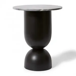 Ja x  Marble Side Table - 51 x 51 x 51cm by Elme Living, a Side Table for sale on Style Sourcebook