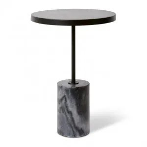 Kush Marble Side Table - 40 x 40 x 56cm by Elme Living, a Side Table for sale on Style Sourcebook