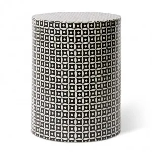 Nicolette Stool - 35 x 35 x 45cm by Elme Living, a Stools for sale on Style Sourcebook