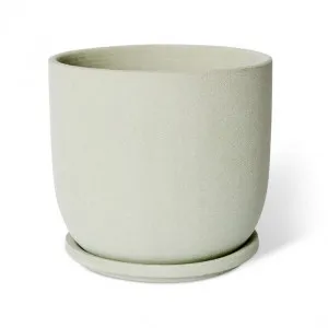 Allegra Pot w. Saucer - 19 x 19 x 18cm by Elme Living, a Plant Holders for sale on Style Sourcebook