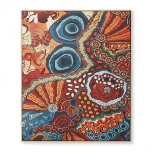 Under The Sea Canvas Wall Art - 100 x 4 x 120cm by Elme Living, a Painted Canvases for sale on Style Sourcebook