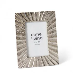 Hutchings 4 x 6" Photo Frame - 14 x 3 x 19cm by Elme Living, a Decorative Accessories for sale on Style Sourcebook