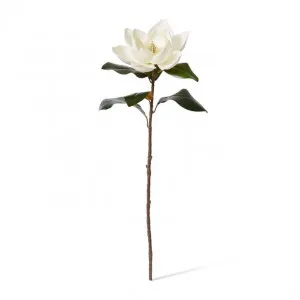 Magnolia Flower Stem - 23 x 23 x 71cm by Elme Living, a Plants for sale on Style Sourcebook