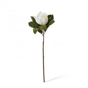 Magnolia Flower Stem - 30 x 30 x 70cm by Elme Living, a Plants for sale on Style Sourcebook