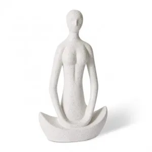 Meditation Sculpture - 19 x 9 x 34cm by Elme Living, a Statues & Ornaments for sale on Style Sourcebook