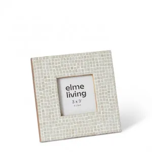 Cambria 3 x 3" Photo Frame - 11 x 3 x 11cm by Elme Living, a Decorative Accessories for sale on Style Sourcebook