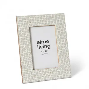 Cambria 4 x 6" Photo Frame - 14 x 3 x 19cm by Elme Living, a Decorative Accessories for sale on Style Sourcebook