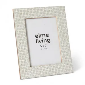 Cambria 5 x 7" Photo Frame - 16 x 3 x 21cm by Elme Living, a Photo Frames for sale on Style Sourcebook