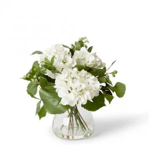 Hydrangea Berry Mix  in Allira Vase - 25 x 25 x 33cm by Elme Living, a Plants for sale on Style Sourcebook