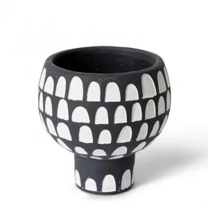 Braxton Pot - 16 x 16 x 16cm by Elme Living, a Plant Holders for sale on Style Sourcebook