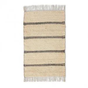 Yana Utility Rug (Natural/Black) by Elme Living, a Other Rugs for sale on Style Sourcebook