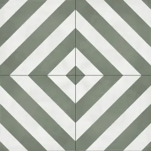 CONTRASTI HAVANA CELADON 200X200 (TAP 10) by Amber, a Patterned Tiles for sale on Style Sourcebook