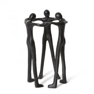 Friendship Sculpture Black - 23cm x 22cm by James Lane, a Decor for sale on Style Sourcebook