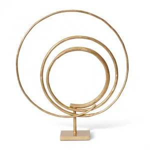 Orion Sculpture Gold - 46cm x 9cm by James Lane, a Decor for sale on Style Sourcebook
