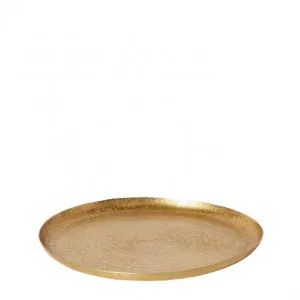 Rowan Tray Gold - 39cm by James Lane, a Decor for sale on Style Sourcebook