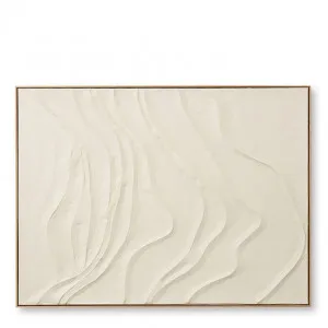 Wavy Framed Painting 120cm x 90cm by James Lane, a Artwork & Wall Decor for sale on Style Sourcebook