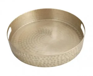 Madur Tray Gold - 35cm by James Lane, a Decor for sale on Style Sourcebook