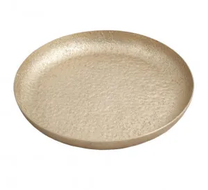 Taj Round Tray Gold Round - 32cm by James Lane, a Decor for sale on Style Sourcebook