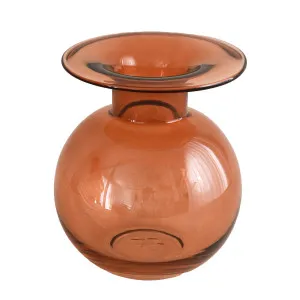 Verona Rust Glass Vessel by Urban Road, a Vases & Jars for sale on Style Sourcebook