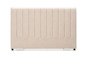 Serenity Ribbed Queen Headboard Bed Head, White, by Lounge Lovers by Lounge Lovers, a Bed Heads for sale on Style Sourcebook