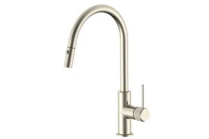 Soul Groove Pull Out Sink Mixer (Dual Spray), Brushed Nickel by ADP, a Bathroom Taps & Mixers for sale on Style Sourcebook