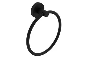 Soul Towel Ring, Matte Black by ADP, a Towel Rails for sale on Style Sourcebook