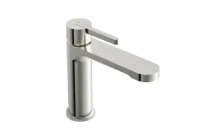 Bronx Basin Mixer, Full Brushed Nickel by ADP, a Bathroom Taps & Mixers for sale on Style Sourcebook