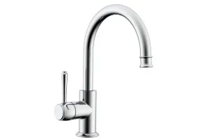 Eternal Gooseneck Basin Mixer Chrome by ADP, a Bathroom Taps & Mixers for sale on Style Sourcebook