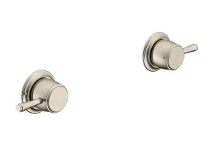 Eternal Wall Top Assembly pair Brushed Nickel by ADP, a Bathroom Taps & Mixers for sale on Style Sourcebook