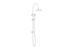 Soul Gooseneck Twin Shower Set Matte White by ADP, a Shower Heads & Mixers for sale on Style Sourcebook