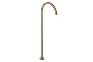 Soul Floor Bath Spout Brushed Copper by ADP, a Bathroom Taps & Mixers for sale on Style Sourcebook