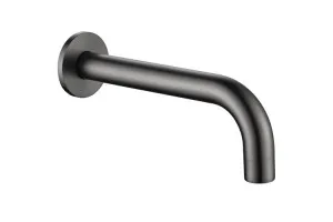 Bloom Wall Spout Brushed Gunmetal by ADP, a Bathroom Taps & Mixers for sale on Style Sourcebook