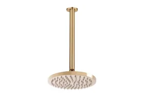 Bloom Shower Rose & Dropper Brushed Brass by ADP, a Shower Heads & Mixers for sale on Style Sourcebook