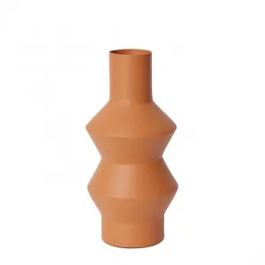 Jagger Vase Terracota - 29cm by James Lane, a Vases & Jars for sale on Style Sourcebook