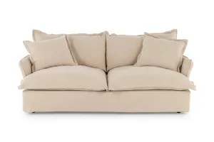 Toorak Coastal 3 Seat Sofa, Beige, by Lounge Lovers by Lounge Lovers, a Sofas for sale on Style Sourcebook