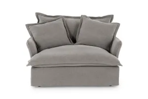 Toorak Coastal Love Seat Sofa, Light Grey, by Lounge Lovers by Lounge Lovers, a Chairs for sale on Style Sourcebook