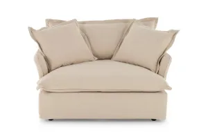 Toorak Coastal Love Seat Sofa, Beige, by Lounge Lovers by Lounge Lovers, a Chairs for sale on Style Sourcebook