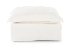 Toorak Coastal Ottoman, White, by Lounge Lovers by Lounge Lovers, a Ottomans for sale on Style Sourcebook