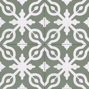 CONTRASTI HAMPTONS CELADON 200X200 by Amber, a Patterned Tiles for sale on Style Sourcebook